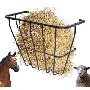 Nisorpa Hay Rack جدار جبل، 27 جالون الثقيلة القش المغذية الماعز الحصان الأغنام القش الرف، رف القش متعدد الجوانب للأغنام والأبقار والأبقار الماشية in Kuwait