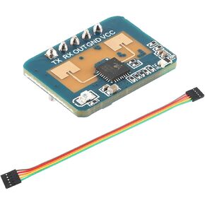 LD2410C Human Presence Sensor Millimeter Wave Radar Sensor HLK-LD2410C Bluetooth Radar Module with 5P Dupont Cable Female to Female Human Detection Non-Contact Module Board