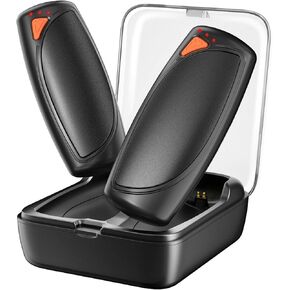 Rechargeable Hand Warmers with Charge Case, 2 Packs 14,000mAh Electric Hand Warmer Reusable Long Battery Life Portable Pocket Heater Gifts for Men Women Golf, Hunting, Camping - Black