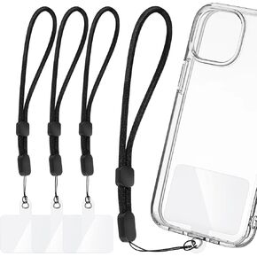 Mabor 3Pcs Cell Phone Lanyard Strap Chain Holder for Around The Hand with Wrist Tether Tab for Most Full Coverage Phones Case