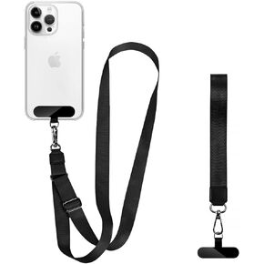 حزمة واحدة متعددة الوظائف من حبل الهاتف، 1 × حزام رقبة قابل للتعديل، 1 × حزام معصم، 2 × مشبك هاتف، حزام هاتف، حبل هاتف خلوي، حبل هاتف حول الجسم، حبل هاتف Iphone، حزام هاتف مضاد للسرقة in Kuwait