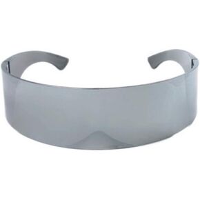 Futuristic Robo Shield Sunglasses Monoblock Cyclops 100% UV400