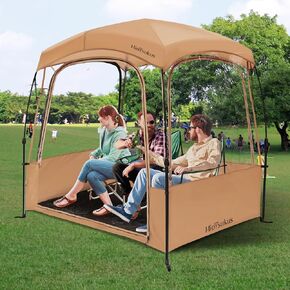 Sports Tent, Instant Weather Proof Pod, Pop Up Bubble Clear View Tent, Sports Pod with Extra Top Cover for Soccer, Football, Softball Games, and Other Outdoor Events, Baobrava, MioTsukus