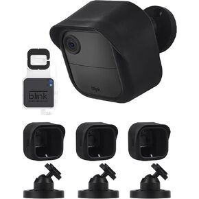 All-New Blink Outdoor 4 Camera Wall Mount, 360 Degree Adjustable Mount and Weatherproof Protective Housing with Blink Sync Module 2 Outlet Mount 3 Pack (Blink Camera & Module is Not Included)