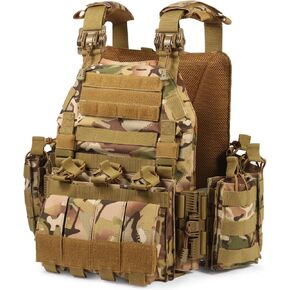 Quick Release Tactical Vest Adjustable Lightweight Breathable Weighted Vest for Training Outdoor Activities 1000D CP