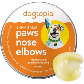 3-in-1 Balm for Pets | 2oz Nourishing Balm for Dry, Cracked Skin in Dogs | Protective Balm Moisturizes and Heals Pets’ Paws, Noses, and Elbows