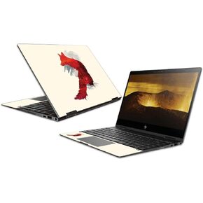 MightySkins Skin Compatible with HP Envy x360 Convertible 13" (2018) - Fox Blood | Protective, Durable, and Unique Vinyl Decal wrap Cover | Easy to Apply, Remove, and Change Styles | Made in The USA