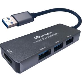 USB to HDMI Adapter,USB hub with HDMI,USB 3.0 to HDMI Adapter,HDMI to USB Adapter for Monitor,USB hub for Laptop with hdmi Supports Mac & Windows
