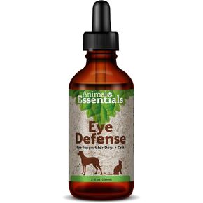Animal Essentials Eye Defense للكلاب والقطط - دعم العين، صحة العين، تركيبة غنية باللوتين، مزيج عشبي، التوت، آذريون - 1 أونصة سائلة