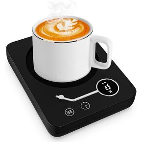 Tiptop Home Coffee Mug Warmer for Desk, Coffee Cup Warmer with Auto Shut Off, 3 Temperature Setting Smart Coffee Warmer Electric Candle Warmer & Tea Warmer Added Warming Plate with Gravity Sensor