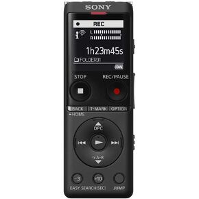 Sony ICD-UX570 Digital Voice Recorder, ICDUX570BLK, USB, Long Battery, Easy File Transfer, Expandable Memory, Batteries Included