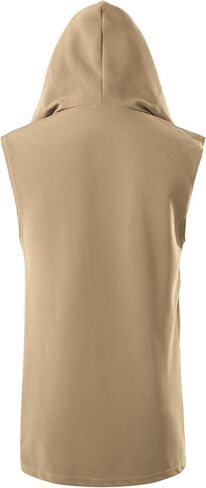 GIVON Mens Sleeveless Ruffle Shawl Collar Cardigan with Pockets in Kuwait