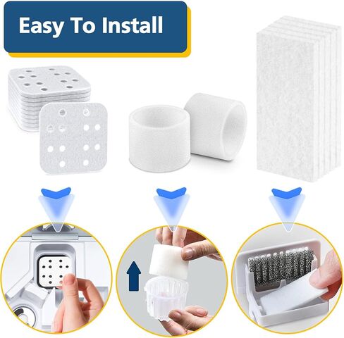 30-Pack Humidifier Replacement Filters/Wicks Compatible with LEVOIT LV600S / Dual 200S / Dual 150 / Classic 300 / Classic 300S / LV450S (Oasis Mist) Model Series Humidifier in Saudi Arabia
