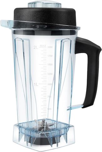 قطع غيار الخلاط لملحقات فيتاميكس، وعاء وعاء الخلاط بسعة 64oz متوافق مع Vitamix 5200 5000 6500 7500 750 Classic Explorian Vita-Prep vm0101 vm0102 vm0103 vm0197 E310 in Saudi Arabia