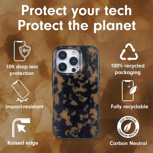 Sonix Case for iPhone 16 Pro | Compatible with MagSafe | 10ft Drop Tested | Tortoiseshell | Brown Tort in Saudi Arabia