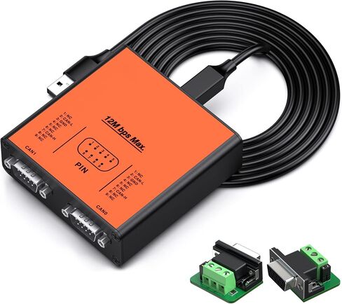 USB to CAN Analyzer Cable SavvyCAN-FD- C CAN FD Speed Up to 12M Isolated Against USB 2.5KV CE FCC in Saudi Arabia