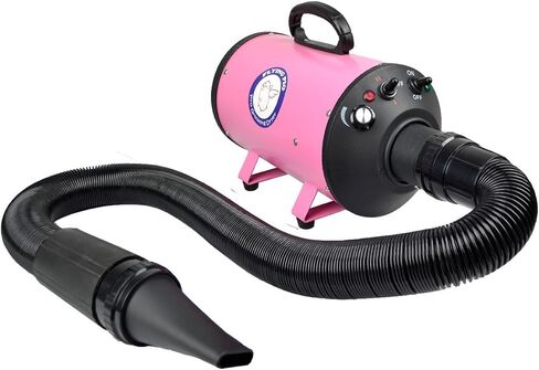 Flying Pig High Velocity Dog Pet Stand Grooming Dryer w/Variable Air Speed & Heat (Purple) in Saudi Arabia