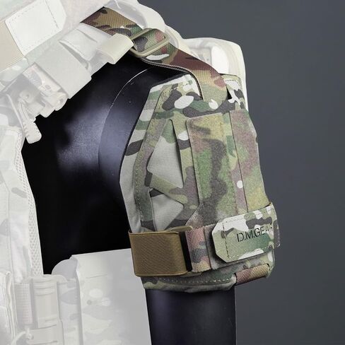 Universal Shoulder Pads Shoulder Armor Tactical Hunting Gear Equipment Vest Accessory Shoulder Protector Molle 500D Nylon in Saudi Arabia