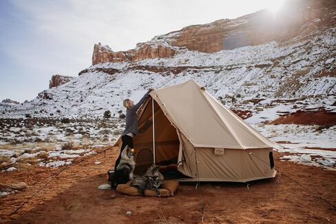 WHITEDUCK Regatta Canvas Bell Tent - w/StoveJack, Waterproof, 4 Season Luxury Camping and Glamping Yurt Tent Outdoor in Saudi Arabia