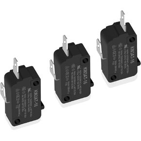 KW3AT-16 Microwave Oven Door Switch Replacement Part 16A 125/250V Microwave Oven Door Interlock Switch(2 Normally Open and 1 Normally Closed)