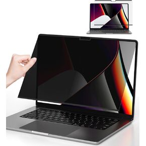 FILMEXT ±25° Narrow View Angle Magnetic Privacy Screen for Macbook Pro 14 Inch (2021-2023,M1,M2,M3),Seamless Magnetic Attachment,Protect Your Secrets