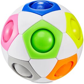 CUBIDI® Original Rainbowball Puzzle Ball I Brain Teasers for Kids Ages 6-10 I for Boys and Girls 6+ Years I Travel Toy for Children