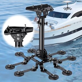 Starlink Gen 3 Heavy Duty Pivot Magnetic Roof Mount, Starlink Mounting Kit with Angle-adjustable Pipe Adapter, Up to 493 lbs of Suction Power, Compatible with Starlink Standard V3 Dish Enterprise Dish