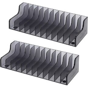 2pcs Dish Rack Game Discs Organizer Game Cards Holders Cd Holder Stand Cd Disk Display Shelf Game Cards Shelves Display Rack Game Disc Storage Holder Storage Rack Desktop Abs