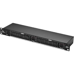 Btuty Dual Channel 15-Band Equalizer 1U Rack Mount EQ-215