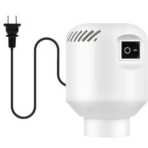 Electric Air Pump for Vacuum Storage Bag, Compact and Light Weight, Copper Wire, White Color, Air Pump for Compression Clothing Blanket Luggage (Vacuum Bags Not Included)