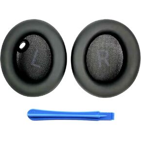 Space S1 EarPads Cushions Replacement for Anker Soundcore Space One (S1) Headphones, Protein Leather Earpad Repair Part, High-Density Noise Cancelling Foam Ear Cushion Earmuffs Cover Cup