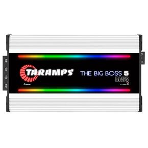 Taramps The Big Boss 5 Bass White Version Monoblock Amplifier RGB Effects 0.5~2 Ohms 5000 Watts Rms Multi-Impedance Car Audio System Class D, Smart 5k