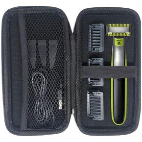 INVODA Electric Shaver Case for Philips Norelco Oneblade Razor Case Showerproof Body Hair Trimmer and Groomer for Men Storage Box EVA Protective Shaver Hard Case
