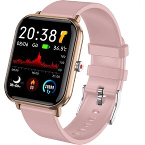 Smart Watch (Answer/Make Call), 1.96" Fitness Tracker Watch with Step Calorie Counter, 110+ Sports Modes IP67 Waterproof, Smartwatch for Men Women Bluetooth Watch Compatible with Android iPhone iOS