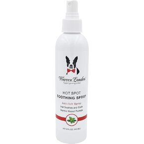 Warren London Dog Hot Spot Soothing Spray- Cooling Anti Itch Spray w/Menthol Made in USA- 8oz
