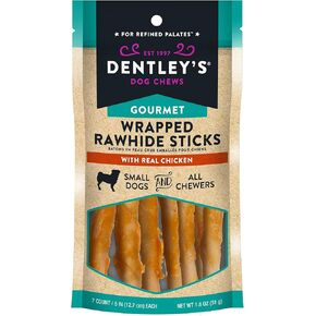 DENTLEY'S Rawhide Twists Small Dog Treat - Chicken (Chicken) (Small)