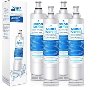 GOLDEN ICEPURE 4396508 Refrigerator Water Filter Replacement for EveryDrop Filter 5, 4PACK, EDR5RXD1, 4392857, 4396510, Clch100, 46-9010, NLC240V, 8212491, WF285 in Saudi Arabia