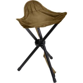 Rothco Collapsible Stool with Carry Strap: Portable Seating Solution for Camping, Hiking, Fishing, and More (Coyote Brown)