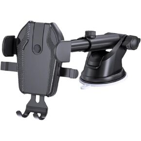 Car Phone Holder Mount,Universal Phone Holders for Your Car, Hands Free Air Vent Car Mount Compatible with iPhone Samsung Google and All 4.0-7.2 inches Phones, BLACK