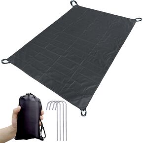 Pocket Blanket, 55"*79" Outdoor Foldable Compact Lightweight Tarp for Concert Festival Travel Backpacking Hiking, Beach Blanket Sandproof, Easily Fit Small Bag, Water Resistant Fast Dry Picnic Mat