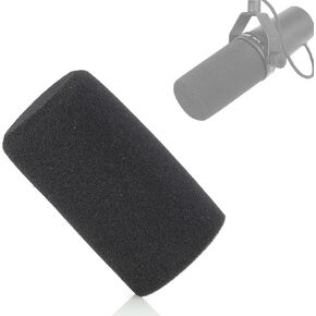 Mic Windscreen Cover Pop Filter Compatible with Blue Yeti Nano,ChromLives Furry Windscreen Cover + Mic Foam Wind Cover Compatible with Yeti Nano (Furry & Foam Combo 2Pack)
