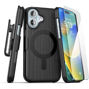 Encased Belt Clip Case for iPhone 16 Pro - Compatible with MagSafe, Ultra-Thin Phone Holster (Magnetic Slimline Series)