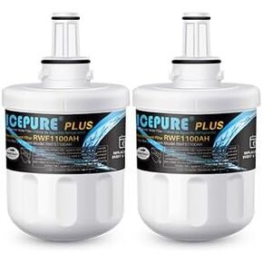 ICEPURE PRO NSF 53&42 Certified DA29-00003G Replacement for Samsung DA29-00003B DA29-00003A, Aqua-Pure Plus DA29-00003D DA29-00003F DA97-06317A, HAFCU1, WF289, WSS-1, Refrigerator Water Filter 2PACK