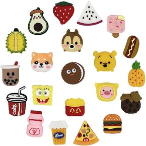 21 Piece USB Charger Protector, Suitable for iPhone iPad Cable, Fruit bite Charging Protector and Cable Holder, Charging Cable Protector, Mobile Phone Accessory Cable Partner