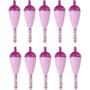PATIKIL Fishing Float Bobbers, Hard ABS Oval Stick Spring Slip Bobber for Crappie Trout Bass Fishing
