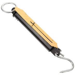 Spring Fish Scale, Portable Fishing Scale with Hook Large Handle Hanging Luggage Scale Handheld Aluminum Tube Weigher