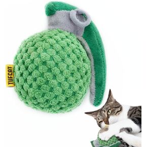 Grenade Action Packed Cat Toys with Catnip, Soft Fun Cat Kicker Toys to Chase, Exercise, Swatting, Hunting, and Biting for Indoor Cats of All Breeds