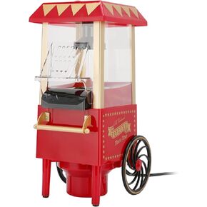 soobu Popcorn Machine, Retro Automatic Popcorn Maker Popcorn Maker for Christmas Gift for Home Birthday Party (US Plug 110V), soobua8g9qmzbvd-12