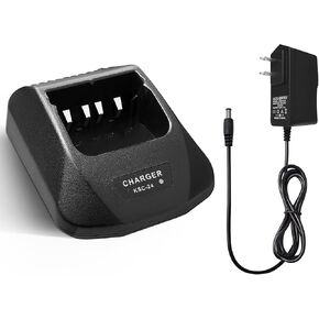 KSC-24 Rapid Charger for Kenwood TK-190 TK-260 TK-270 TK-272 TK-278 TK-372 TK-373 TK-378 TK-360 TK-360 TK-370 TK-2100 TK-3100 Ra-dio KNB-14 KNB-15 KNB-16 KNB-17 KNB-20N KNB-21 KNB-22 Battery (1)