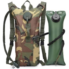 ATBP Tactical Hydration Pack 3L Water Bladder Backpack Lightweight Water Storage Reservoir Bag Daypack for Running Hiking Cycling Biking